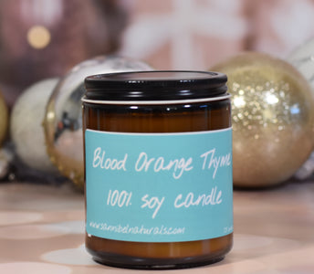 Blood Orange Thyme Amber Candle