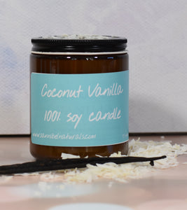 Coconut Vanilla Amber Candle