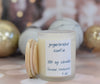 Gingerbread Cookie in Frosted Glass Jar