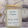 Heather & Thyme Soy Candle in Frosted Glass Jar