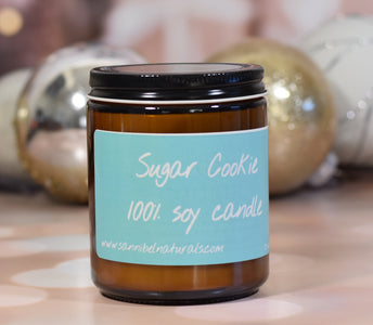 Sugar Cookie Soy Candle in Amber Glass Jar