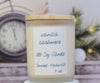 Vanilla Cashmere Soy Candle in Frosted Glass Jar