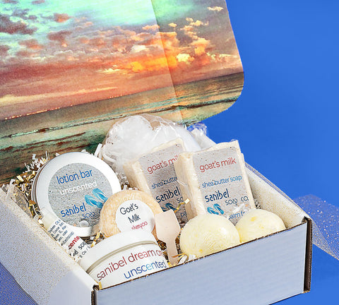 Image of Goat-Milk-Gift-Basket-Sanibel-Soap